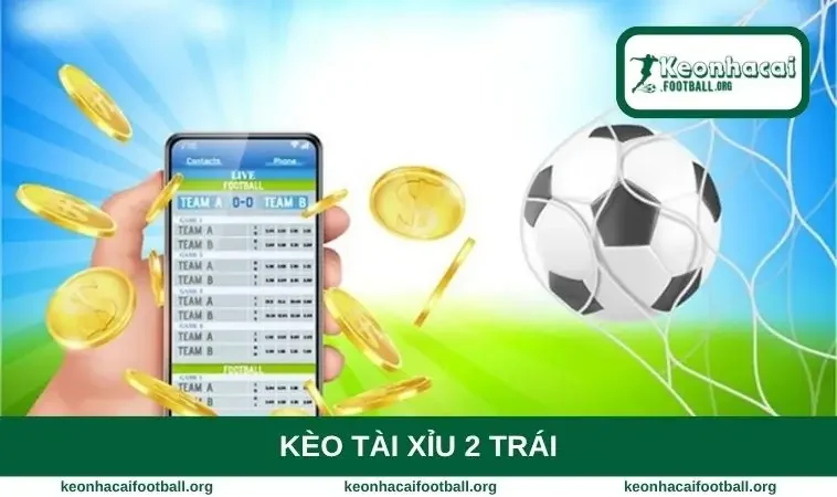 Kèo tài xỉu 2 trái