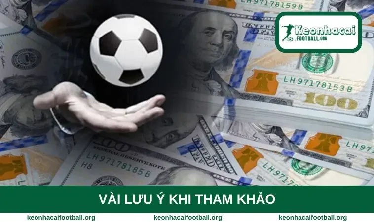 Vài lưu ý khi tham khảo